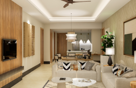 Legacy Loft living area — Vidanta